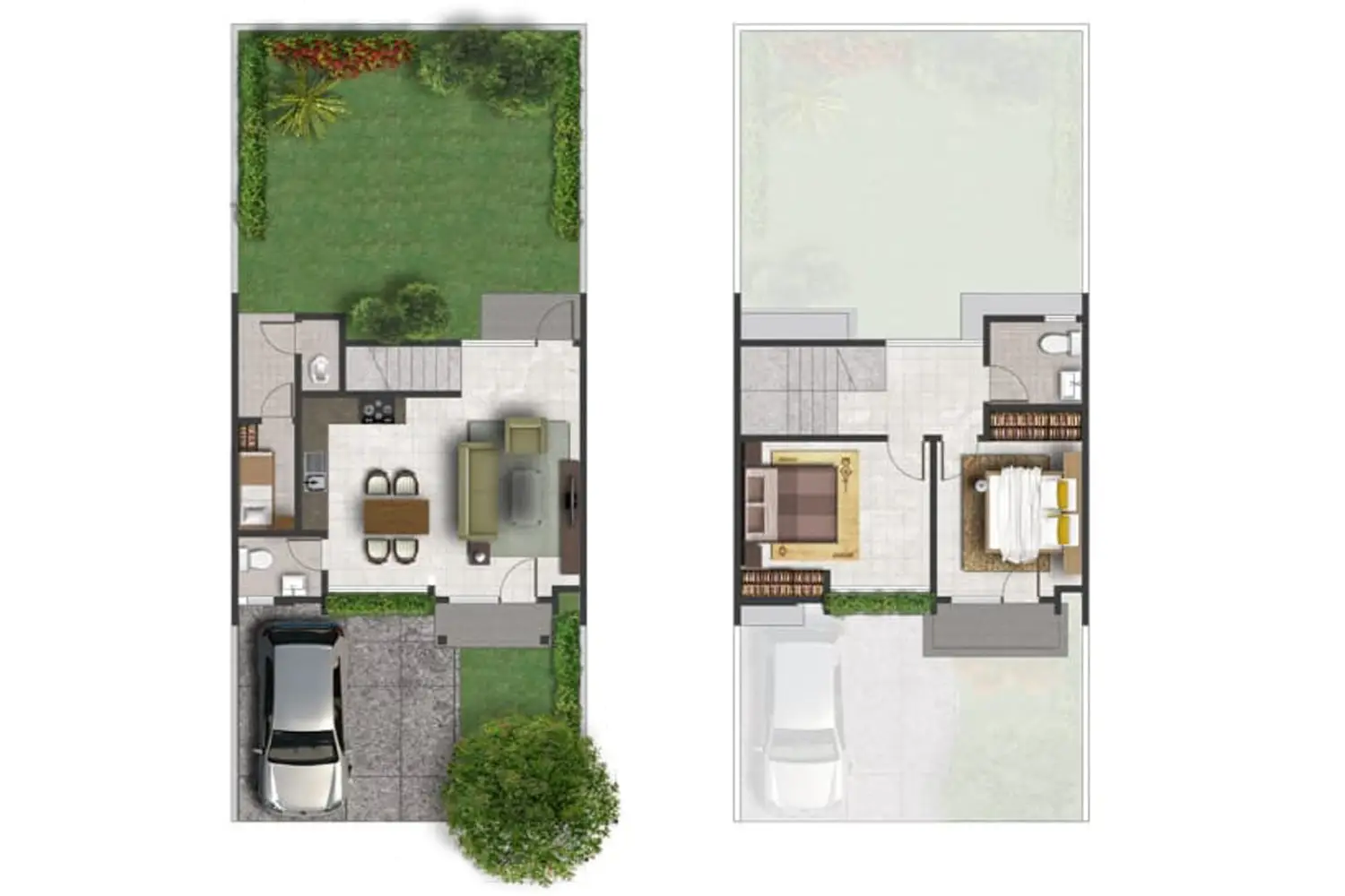 Denah Rumah Bismarckia 100 144