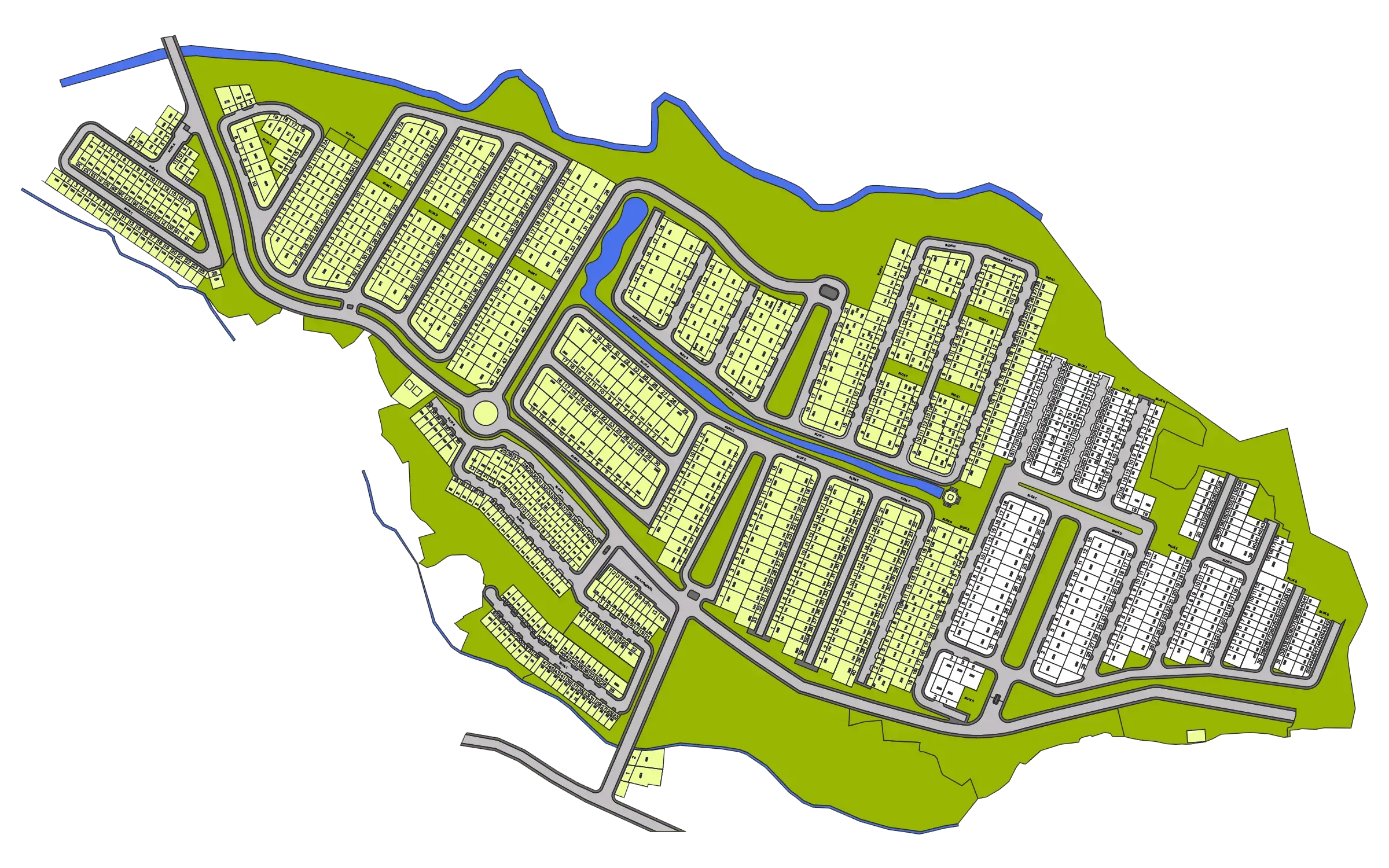 Siteplan Pakuan Hill Pinanga
